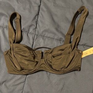 Victoria’s Secret Underwire Swim Top Bikini in Black 32DD